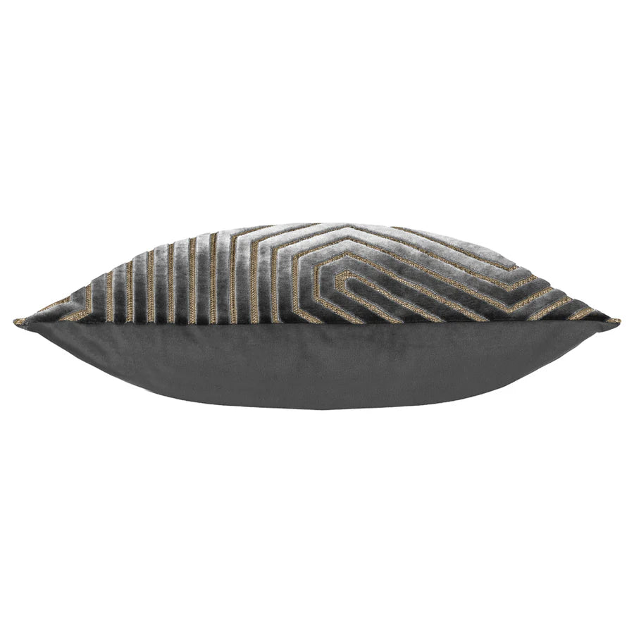 Evoke Cut Velvet Cushion