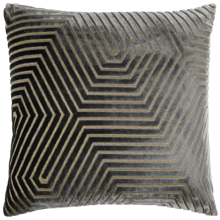 Evoke Cut Velvet Cushion