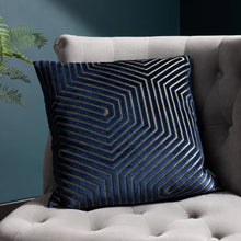 Load image into Gallery viewer, Evoke Cut Velvet Cushion

