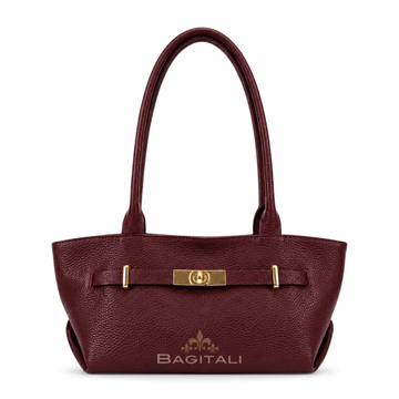 Grain Leather Shoulder Bag