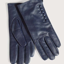 Load image into Gallery viewer, Quintessential Leather Button Gloves
