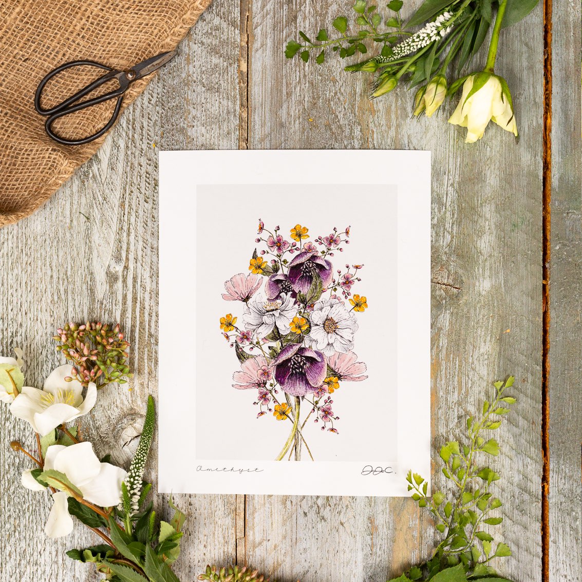 Amethyst 10×12″ Fine Art Print