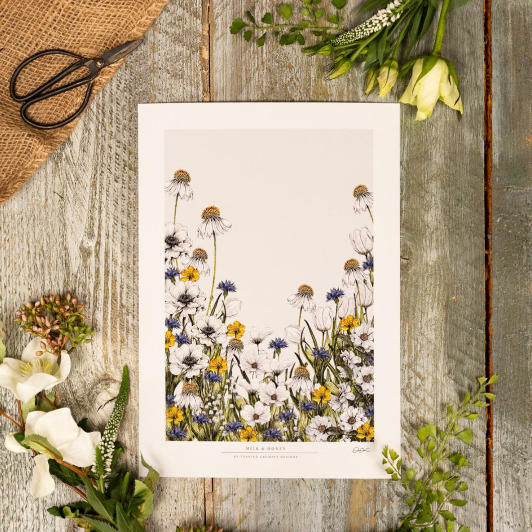 Milk & Honey 12×16″ Fine Art Print