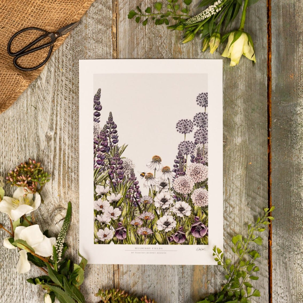 Mulberry Fields 12×16″ Fine Art Print