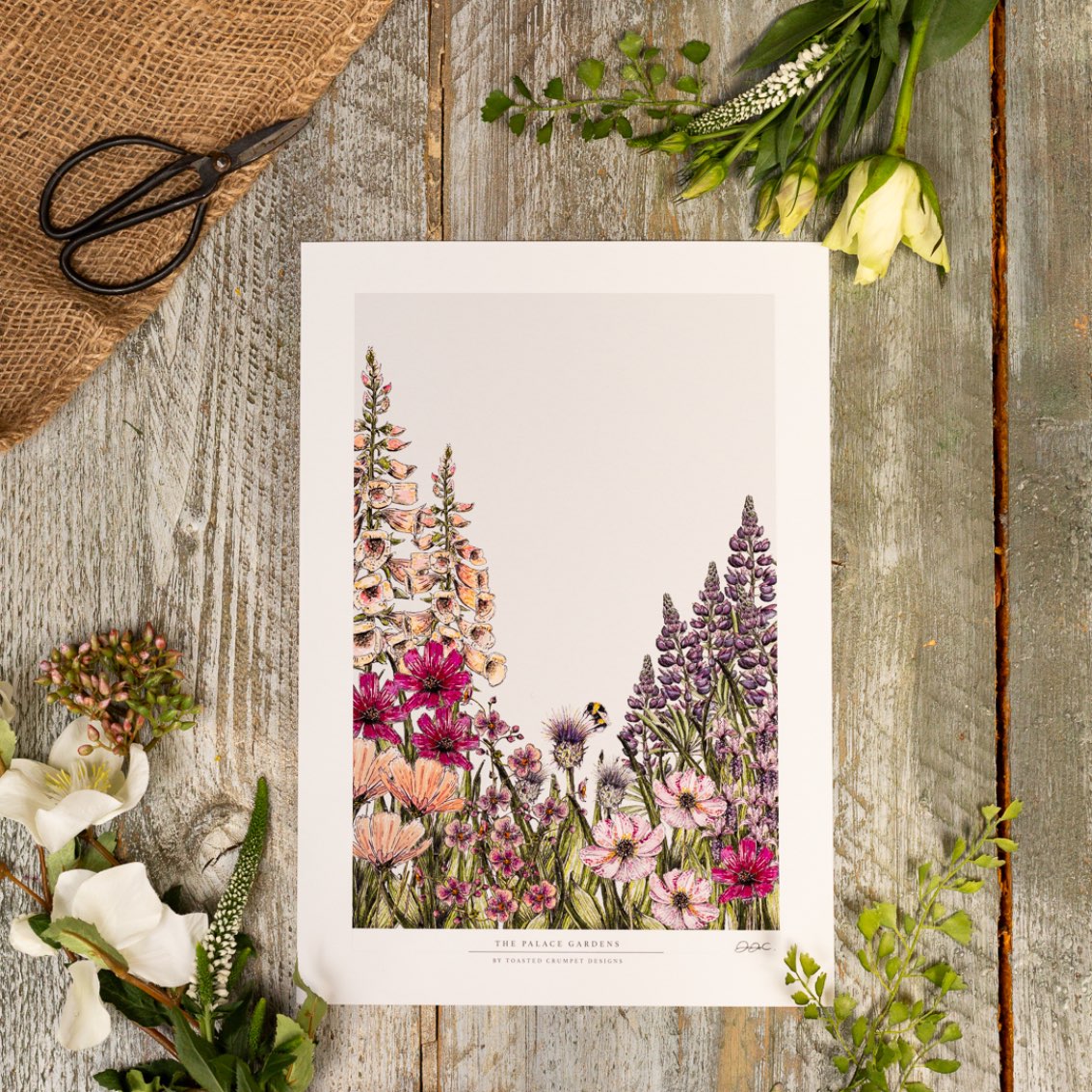 The Palace Garden Fine Art Print