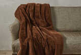 Luxe faux fur throw