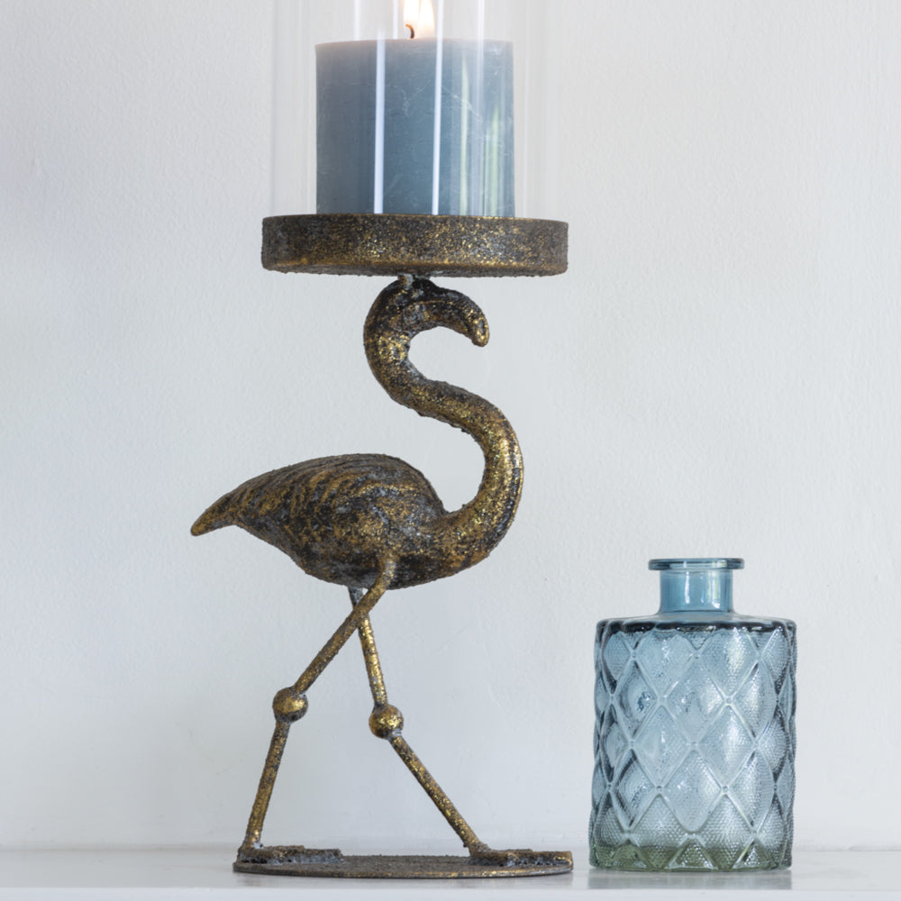 Flamingo Lantern Golden