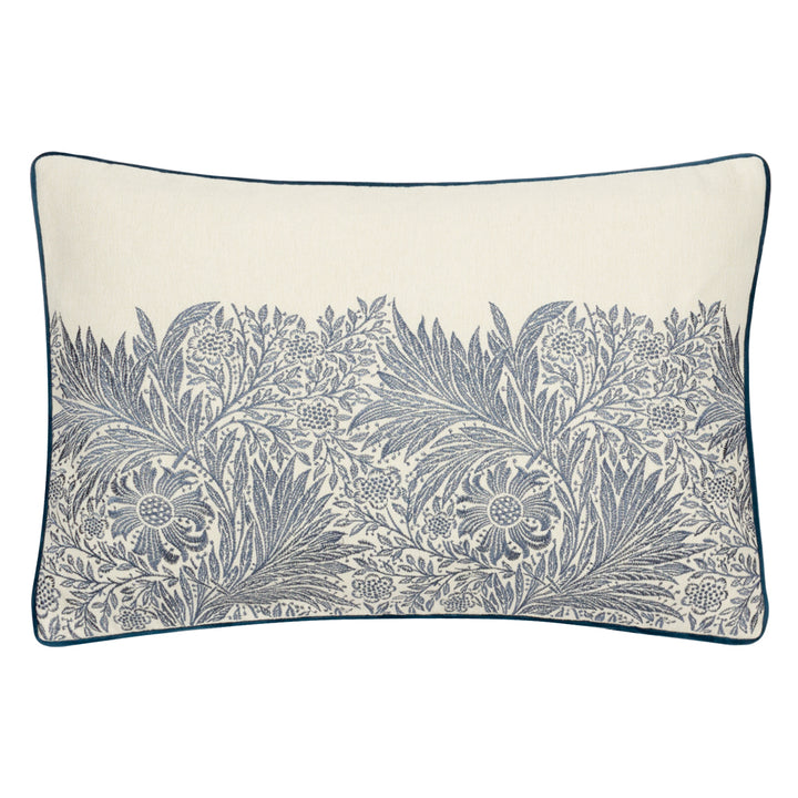 Morris & Co Marigold Embroidered Rectangular Cushion