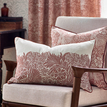 Morris & Co Marigold Embroidered Rectangular Cushion
