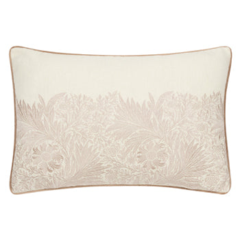 Morris & Co Marigold Embroidered Rectangular Cushion