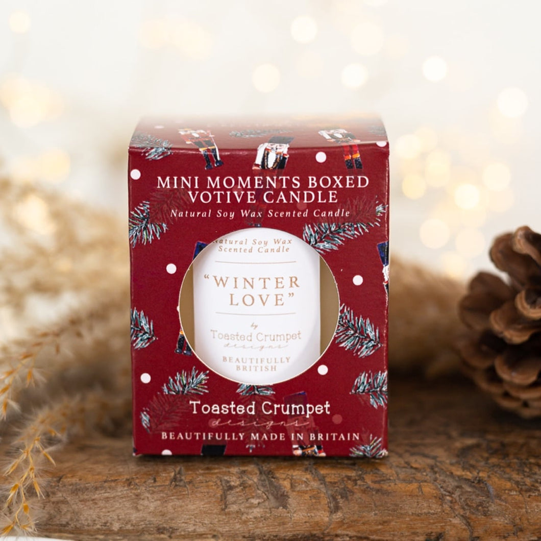 Mini Moments Boxed Votive Candle – Nutcracker