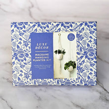 Load image into Gallery viewer, Luxe Decor Craft Kit - Macrame Hanging Planters
