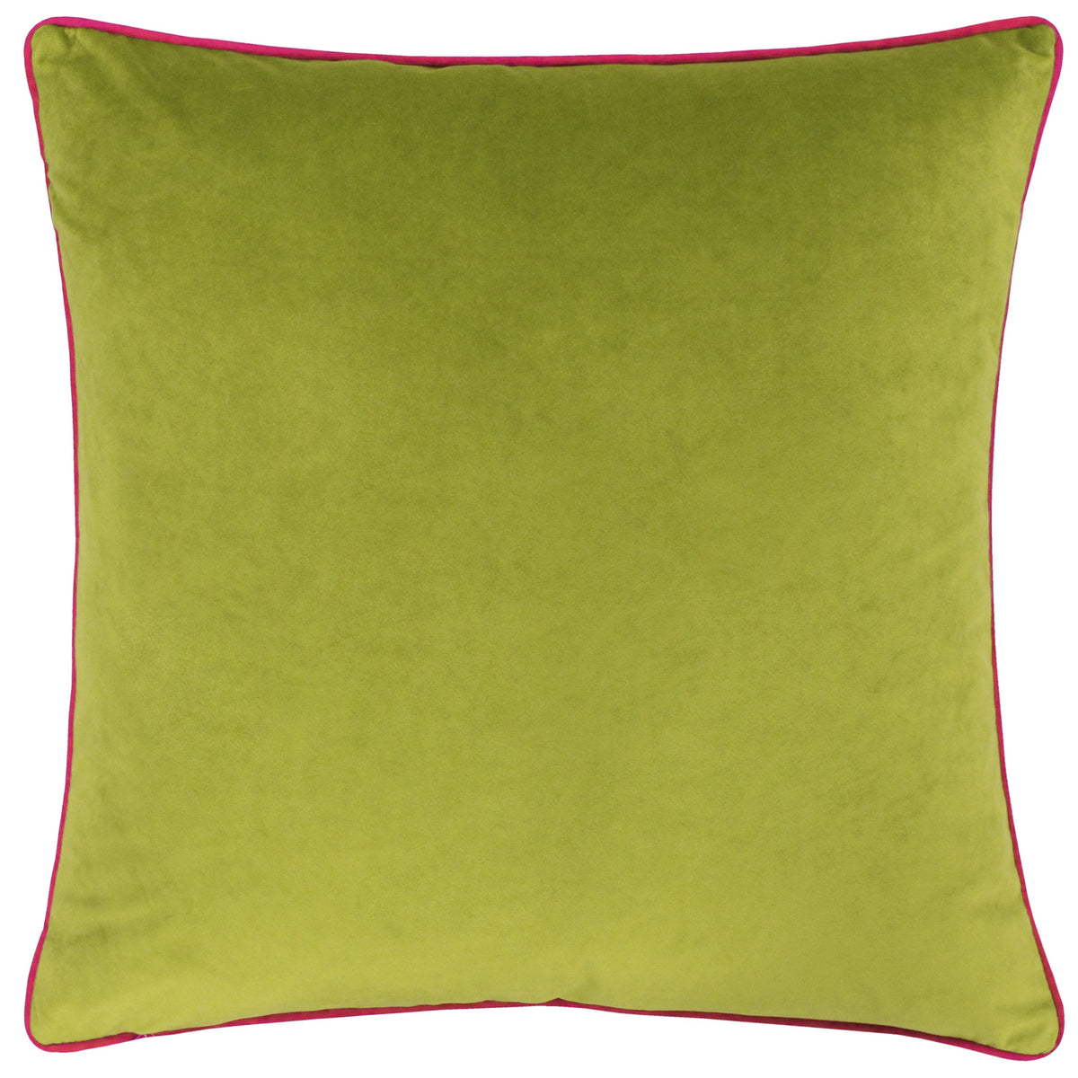 Meridian Velvet Cushions with coordinated piping