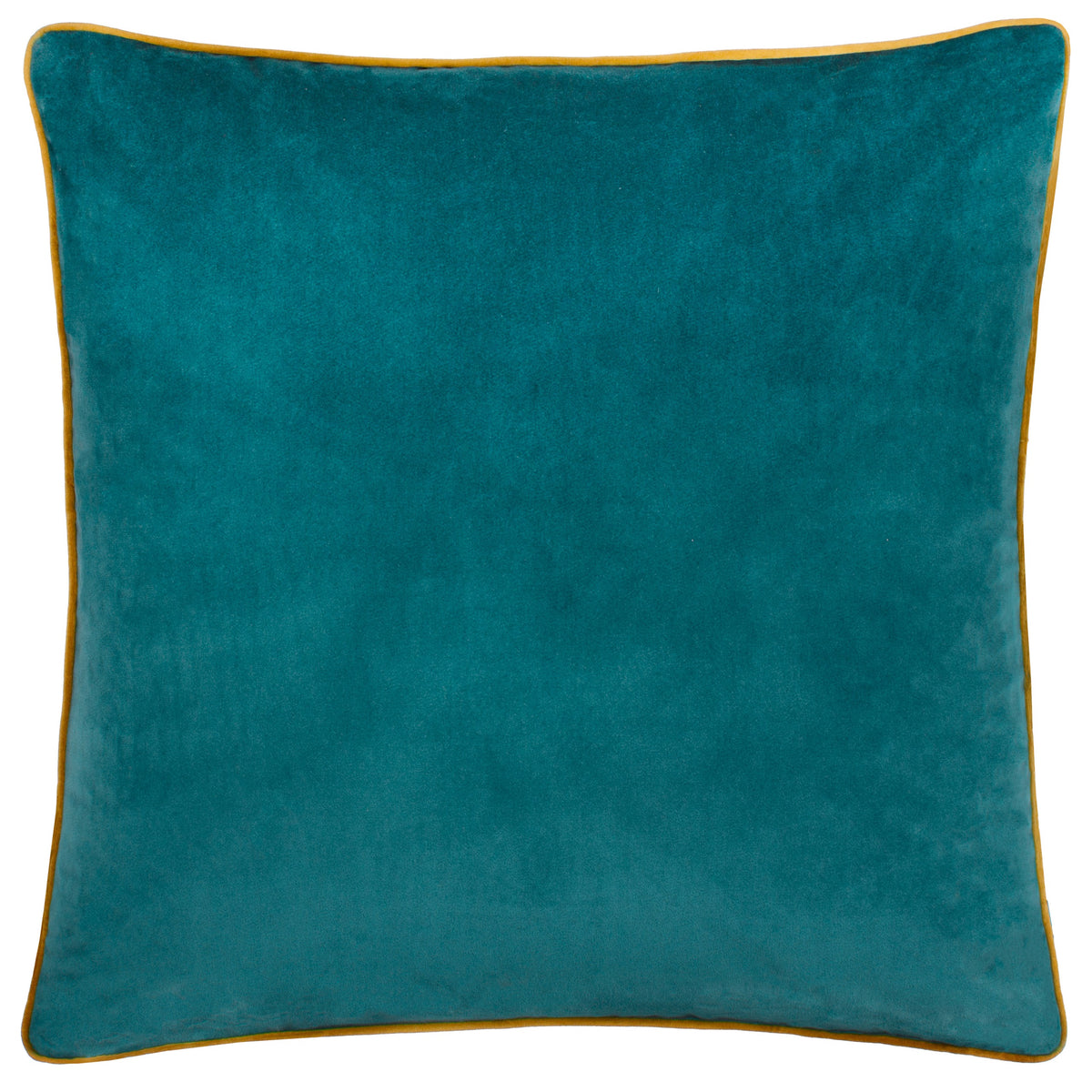 Furn collection of cushions in coloured velvet with coordinating piping
