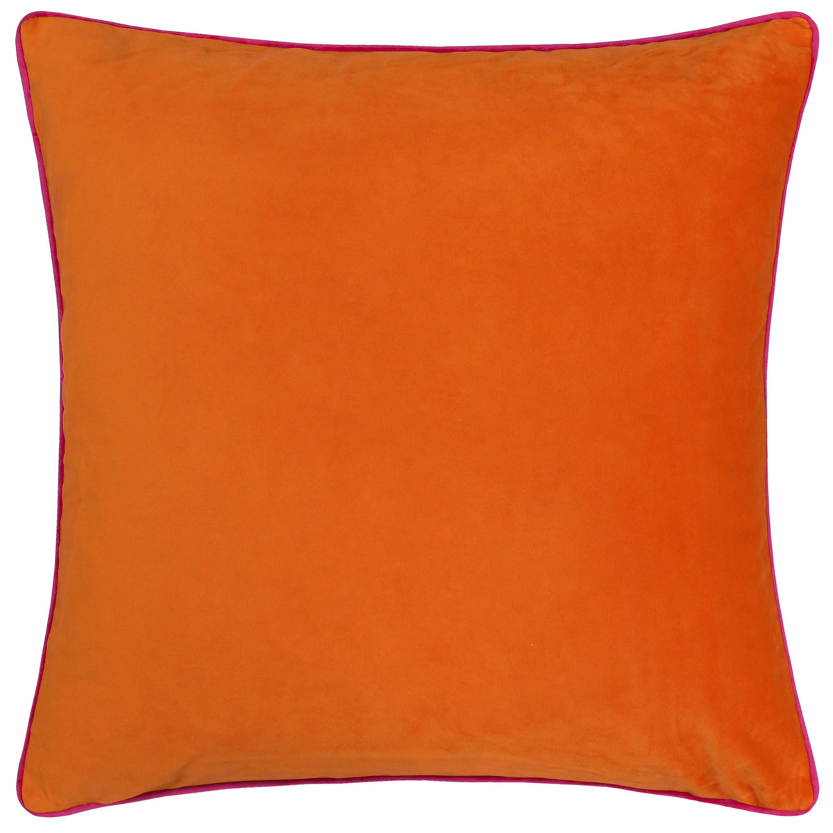 Furn Velvet Cushion 55cm with coordingating piping 