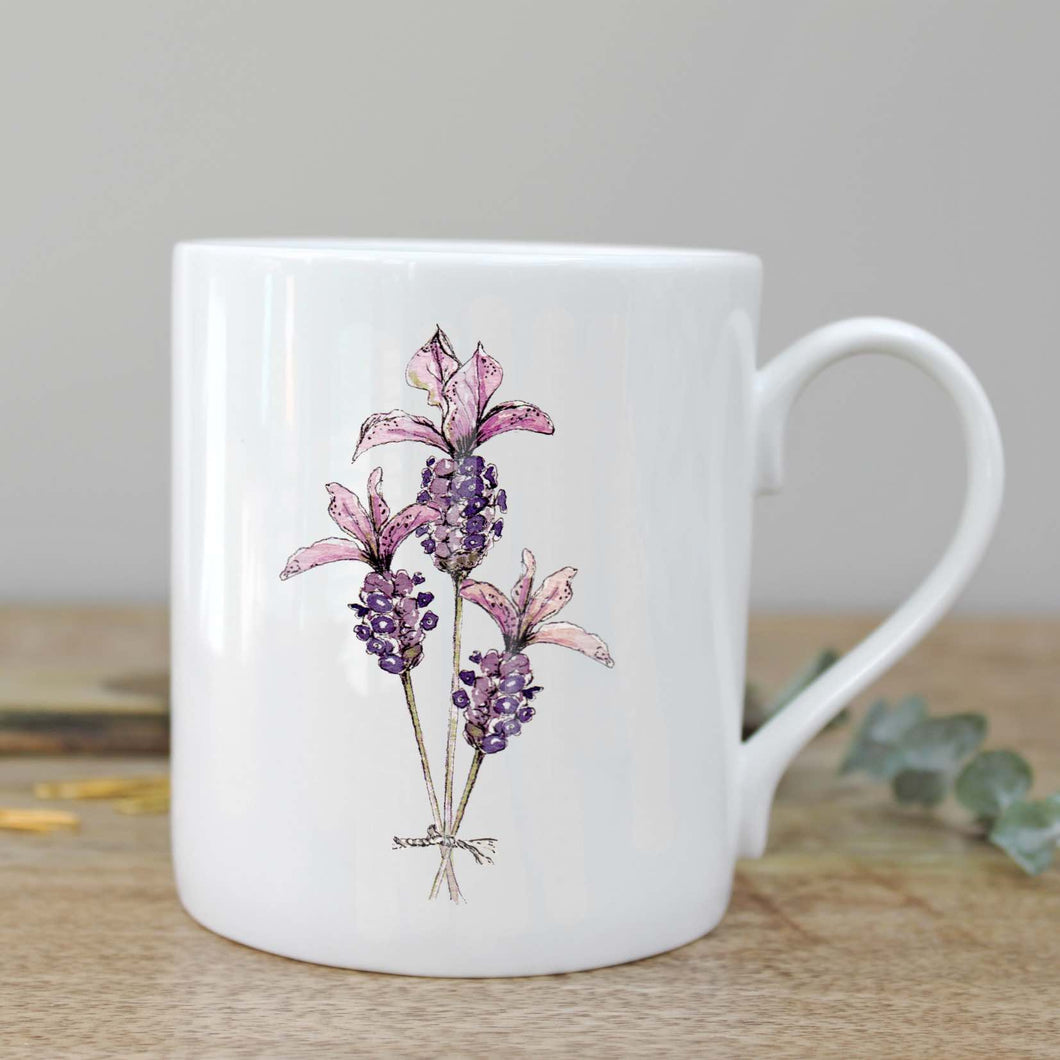 The Kitchen Garden (Lavender) Mug in a Gift Box