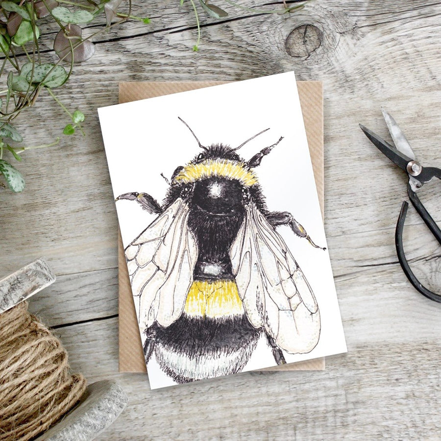 Bumblebee Card (Cello-Free)