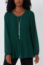 Load image into Gallery viewer, Pleated Long Sleeve Top
