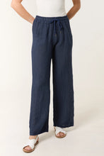 Load image into Gallery viewer, PURE LINEN WIDE LEG TROUSERS
