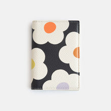 Load image into Gallery viewer, Multi Flower Charcoal Passport Holder
