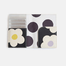 Load image into Gallery viewer, Multi Flower Charcoal Passport Holder
