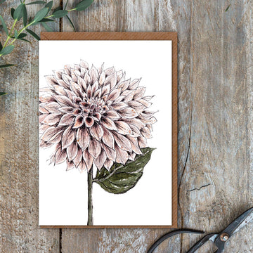 Dahlia Card