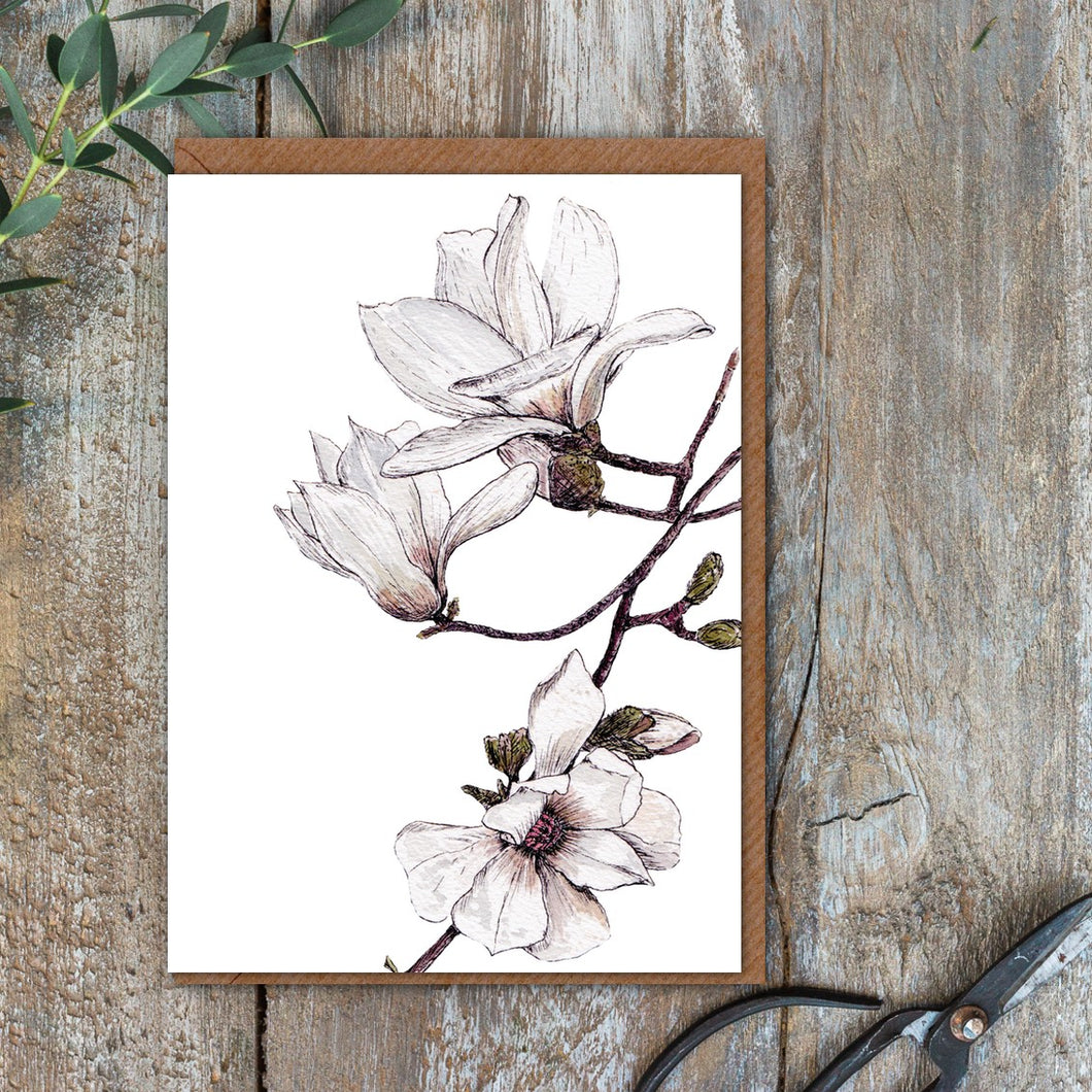 Magnolia (Pure) Card (Cello-Free)