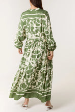 Load image into Gallery viewer, Abstract Floral Smock Maxi Dress
