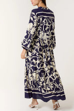 Load image into Gallery viewer, Abstract Floral Smock Maxi Dress
