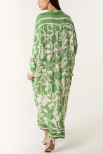 Load image into Gallery viewer, Abstract Floral Collared Maxi Dress
