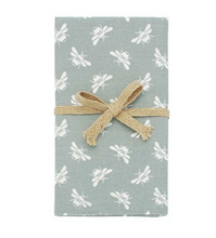 Load image into Gallery viewer, Bee napkin - set of 4

