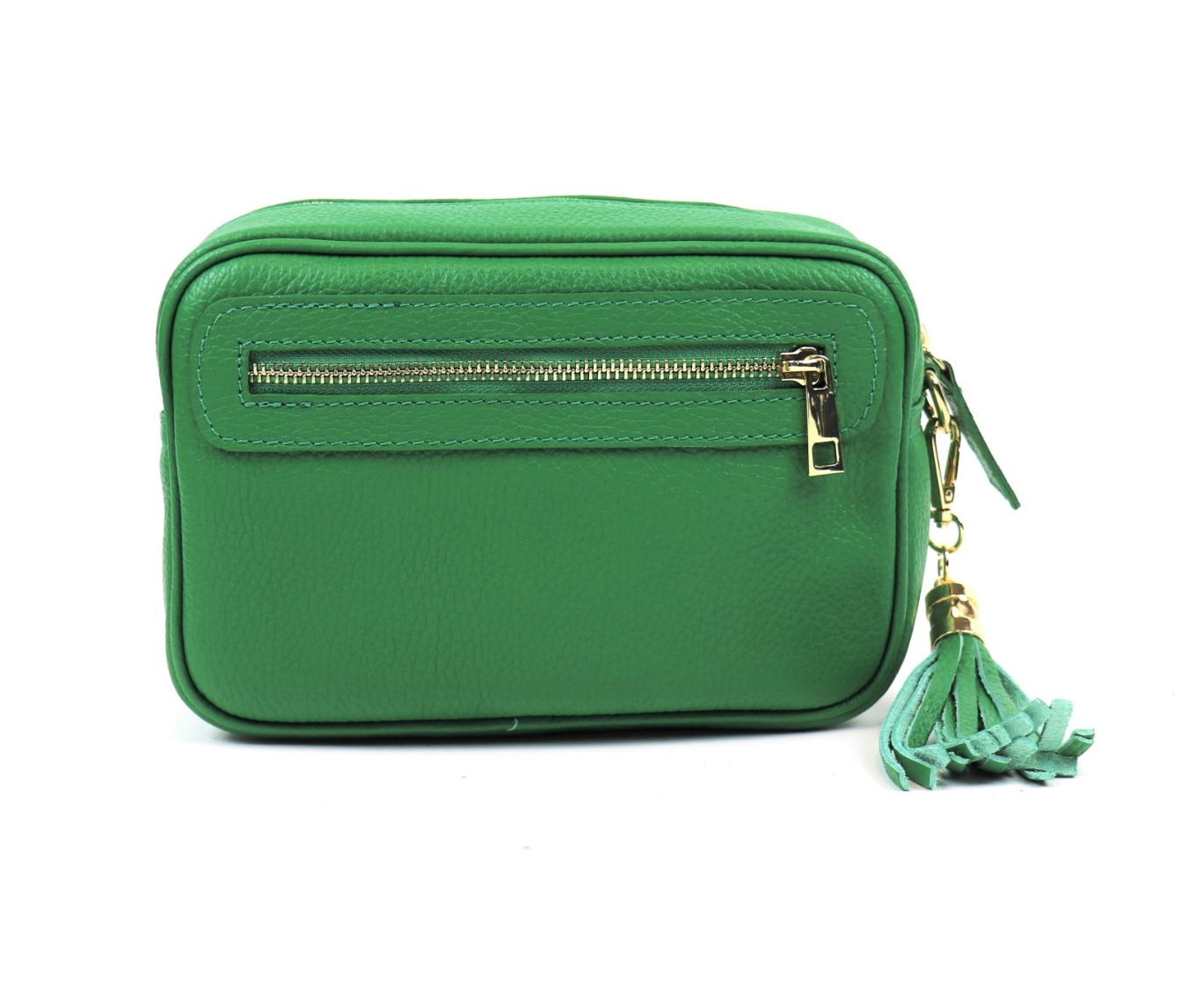Leather Bag with Tassel