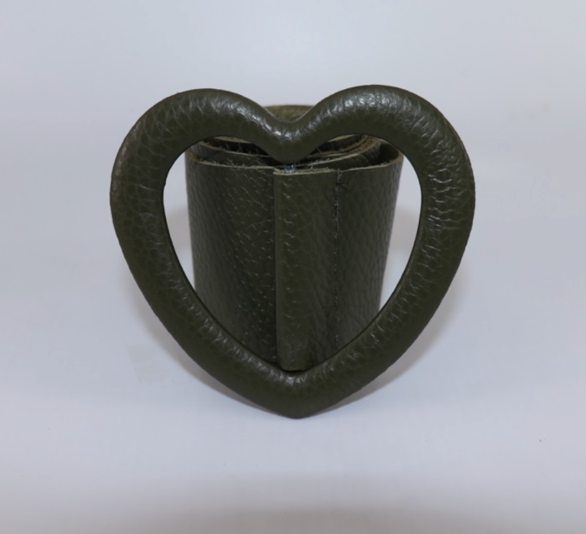 Leather Belt - Heart