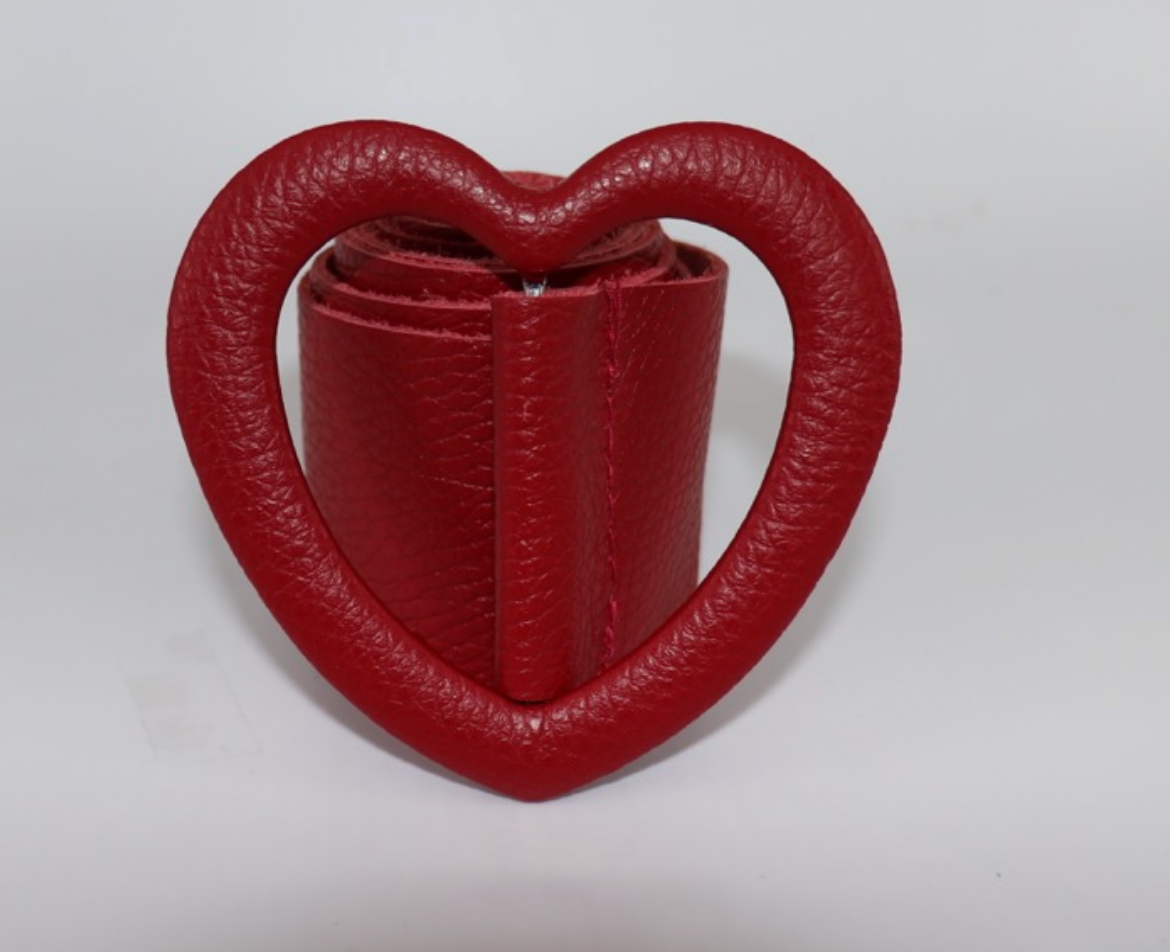 Leather Belt - Heart