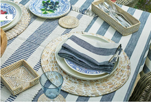 Load image into Gallery viewer, Wide stripe napkin from Walton &amp; Co
