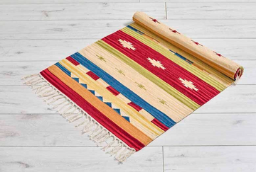 Kilim wide stripe rug from Walton & Co
