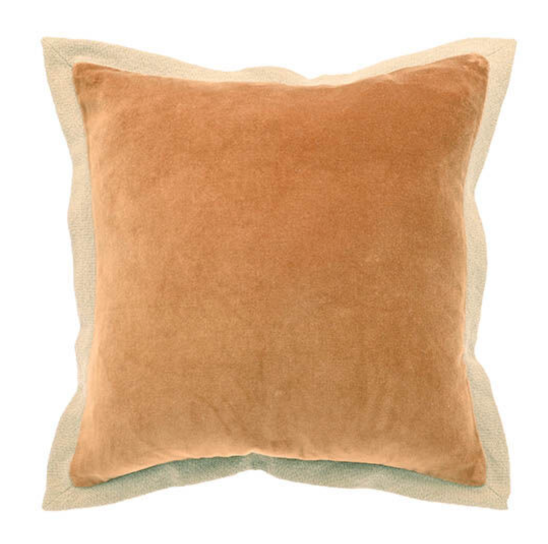 Velvet flange cushion