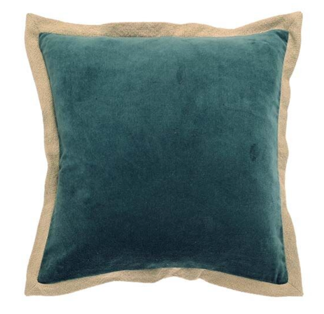 Velvet flange cushion