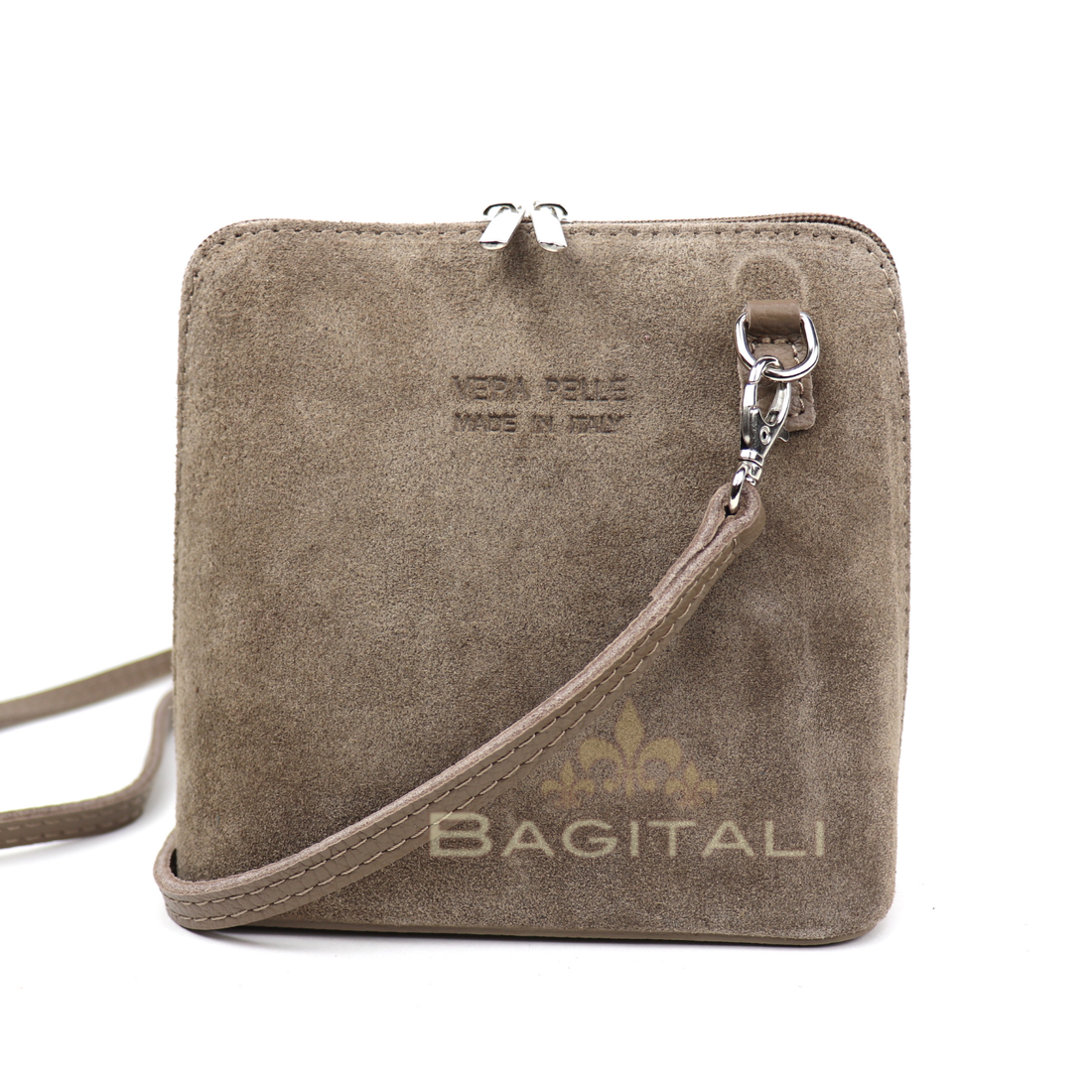 Vera Pelle Italian Leather & Suede Bag