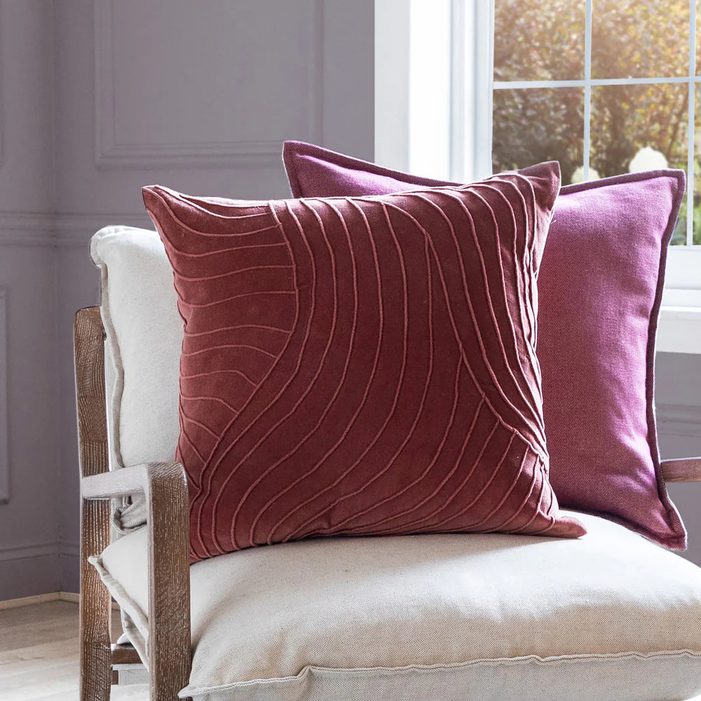Waterfall Embroidered Cushion