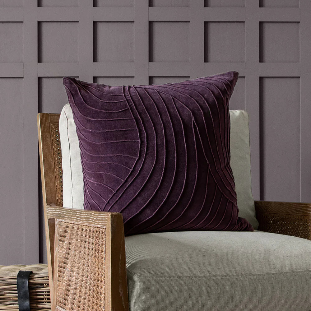 Waterfall Embroidered Cushion