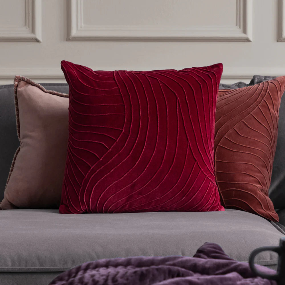 Waterfall Embroidered Cushion