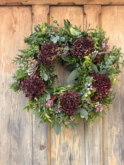 Festive creative craft & wreath making workshop - Full day.