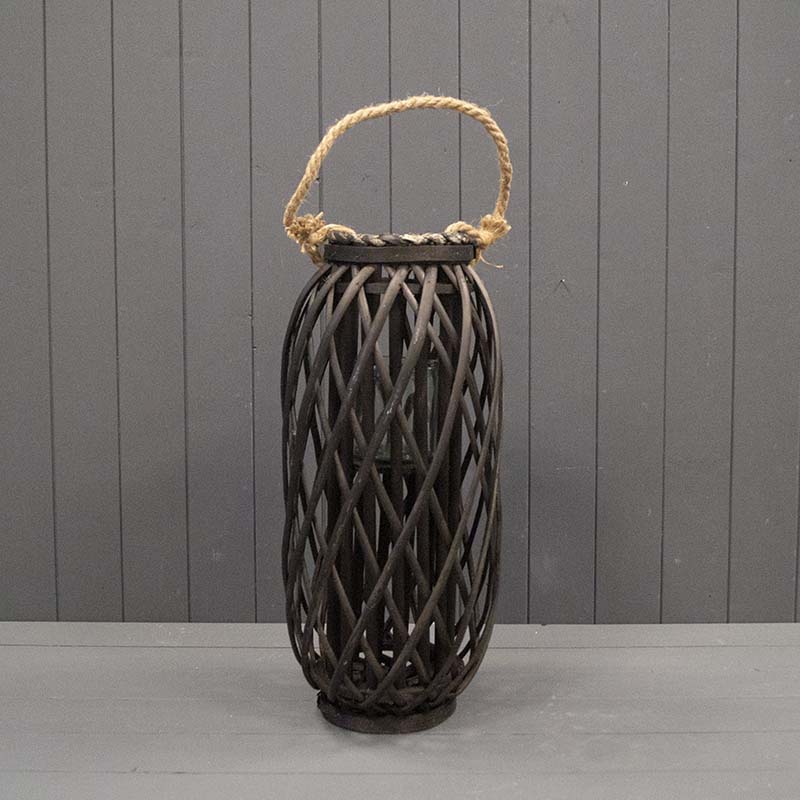 Wicker Lanterns with rope handle