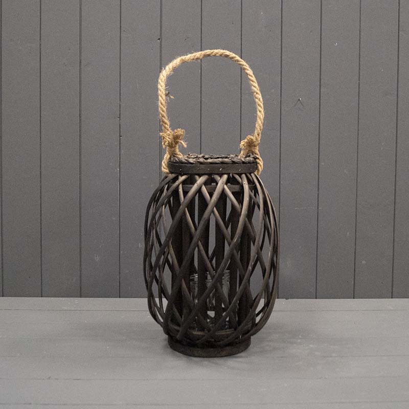 Wicker Lanterns with rope handle