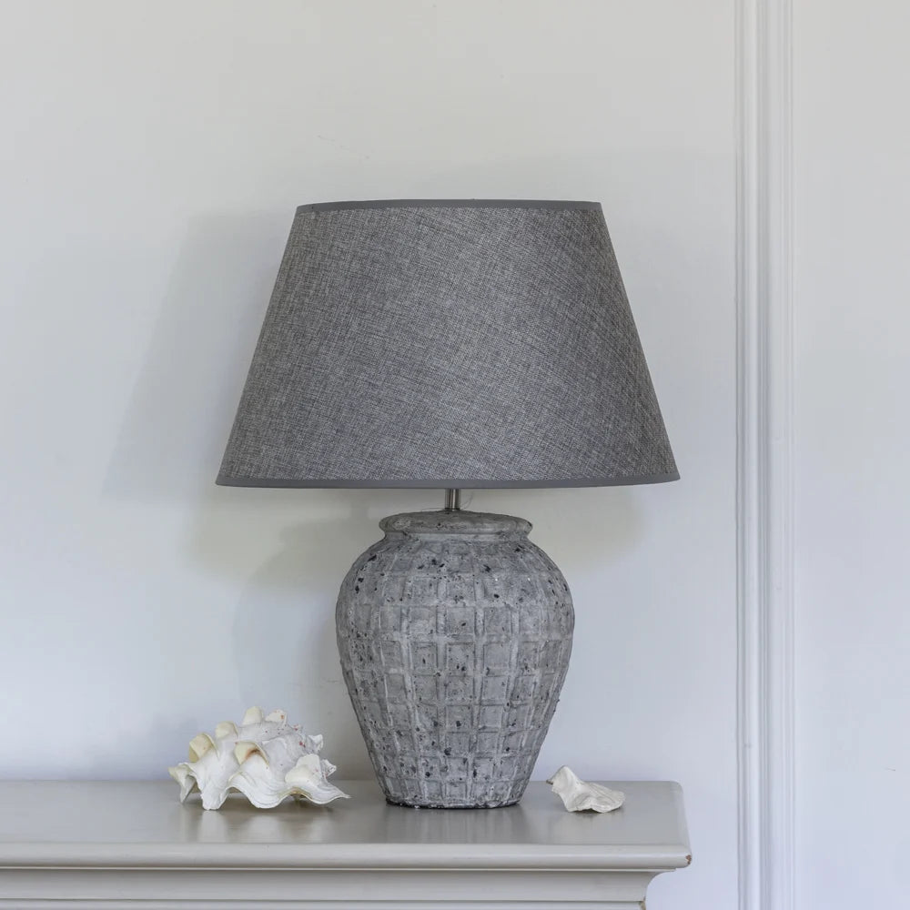 Stoneware Lamp Toro with shade