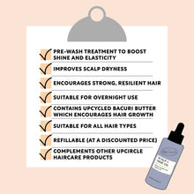 Load image into Gallery viewer, Upcircle I Scalp + Hair Oil Treatment - heat damage, growth, split ends
