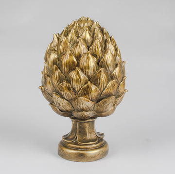 Antique Gold Artichoke Ornament for Elegant Home Decor