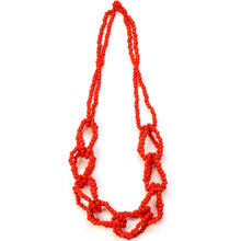 Load image into Gallery viewer, Woven coco sphere necklace

