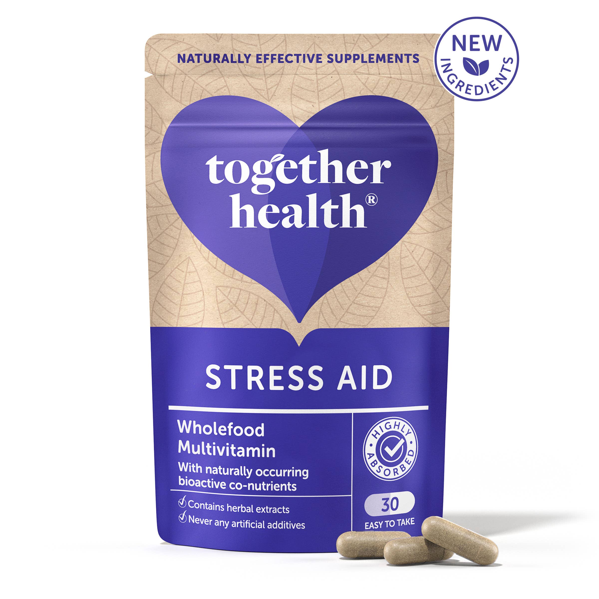 Stress Aid – Stress Supplement – 30 Capsules
